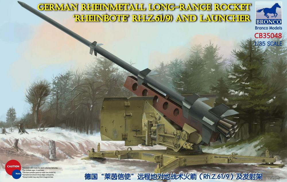 6970162330229 - German Rheinmetall Rheinbote Rakete Rheinbote(RhZ61 9) and launcher 6970162330229 - German Rheinmetall Rheinbote Rakete Rheinbote(RhZ61 9) and launcher