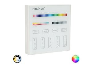 6970602181282 - Ledkia - Fernebdienung rf für LED-Dimmer rgb + cct 4 Zonen MiBoxer B4 AAA16 mm