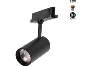 6970602184054 - RGB + CCT LED 3-Phasen-Schienenstrahler - 30W - Mi Light - schwarz