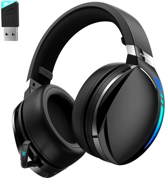 6970604901864 - UG-06 24GHz Wireless Gaming Headset - Bluetooth Headset - Verstecktes Mikrofon - Geeignet für PS4 PS5 Nintendo Switch - Schwarz