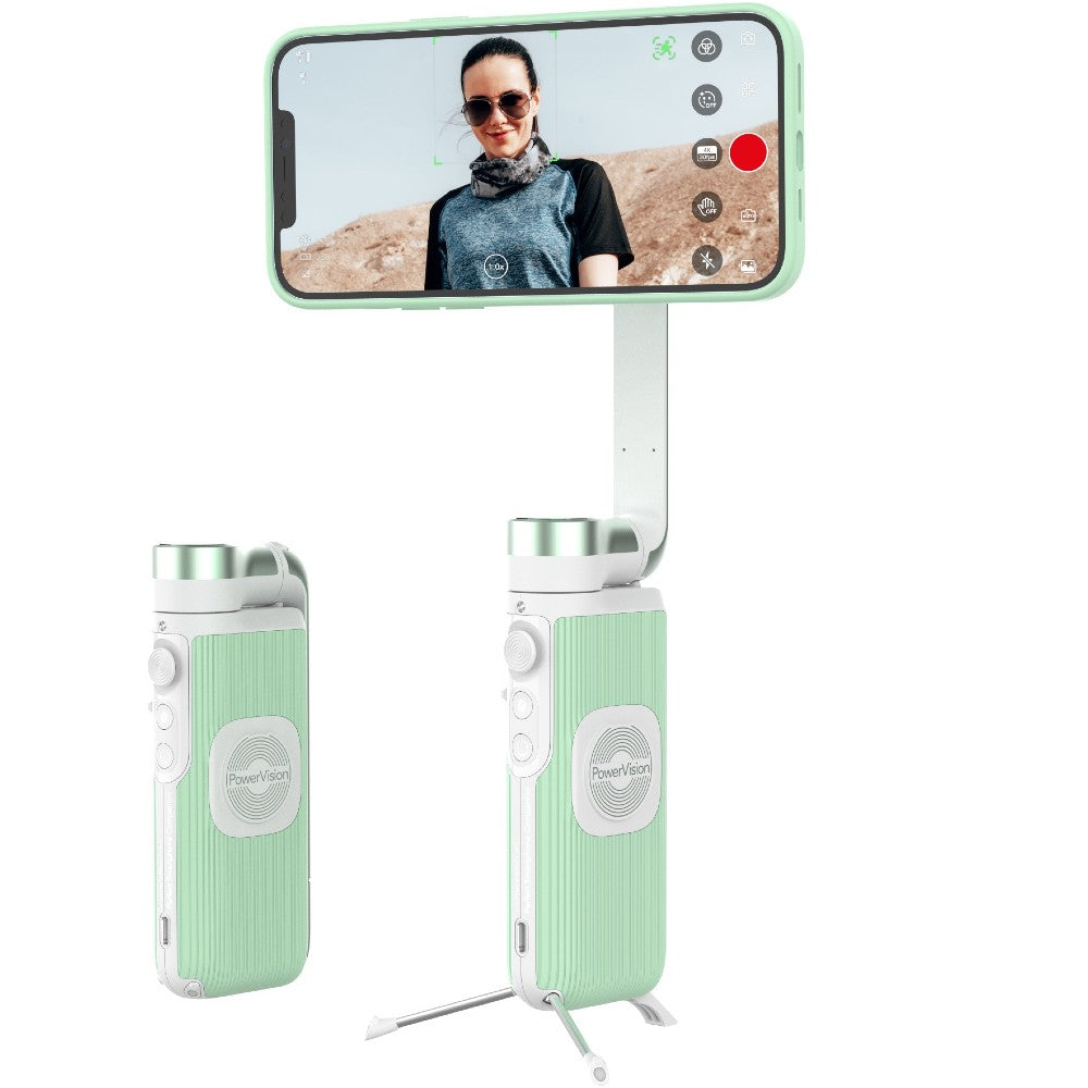 6970820830993 - PowerVision S1 Combo-Set - Gimbal   Selfie-Stick   Handy-Ständer - für iOS und Android - 142 x 58 x 28 cm - 298g