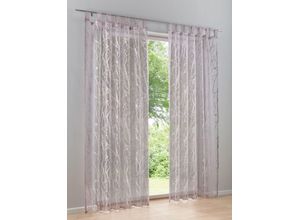 6970901555845 - Gardine HEINE HOME Gardinen Gr 145 cm Multifunktionsband 140 cm lila (mauve) Transparente Gardinen