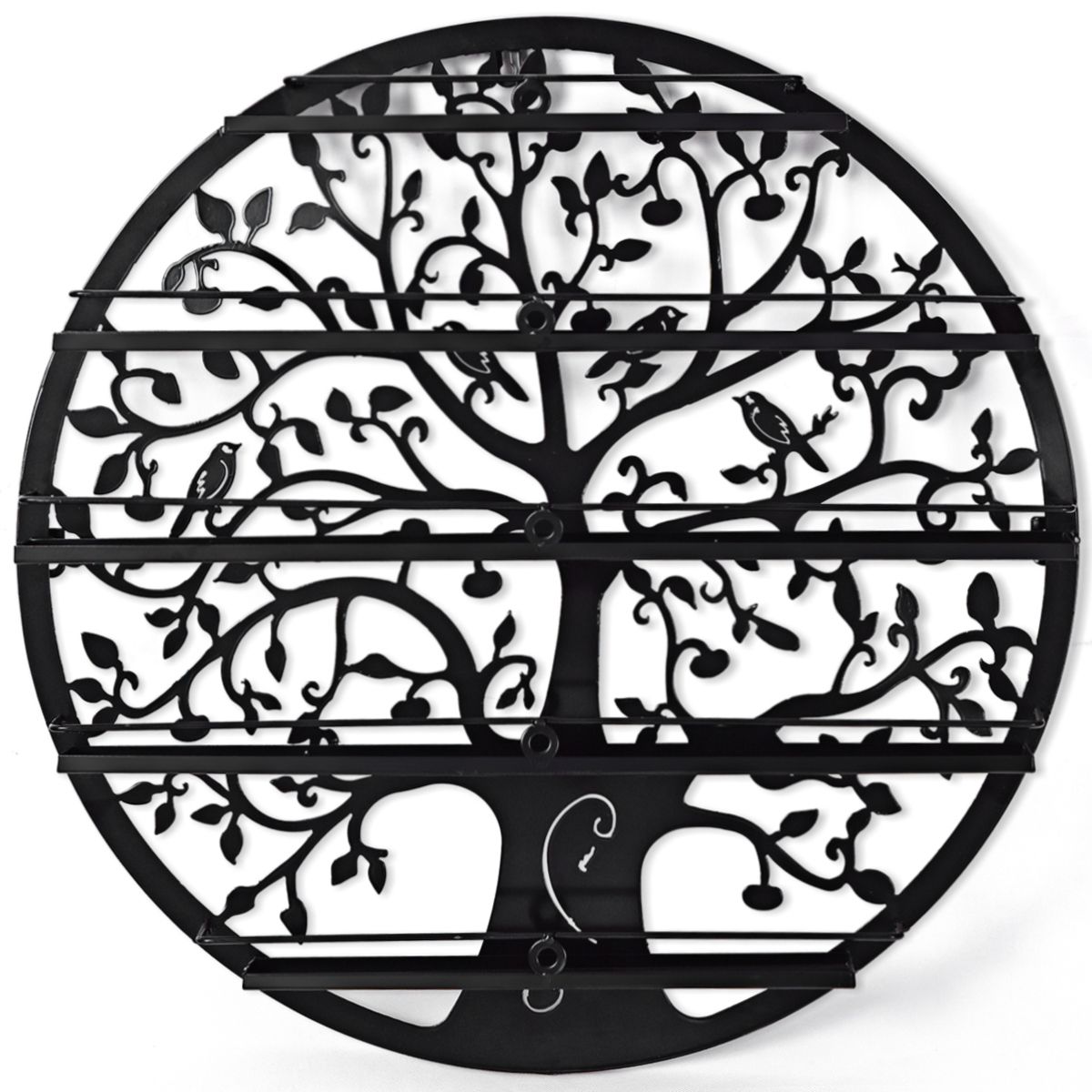 6971282394061 - Dekorativer Nagellackständer - 60 x 60 x 6 cm - Metall - Schwarz