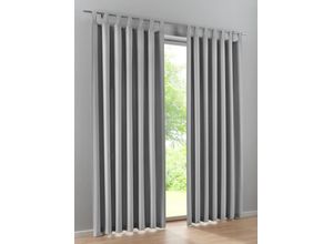 6971346194385 - Vorhang HEINE HOME Gardinen Gr 145 cm Multifunktionsband 140 cm grau Gardinen-Sets