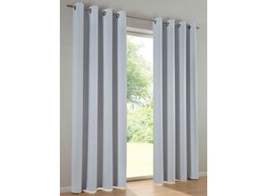 6971583920723 - Vorhang HEINE HOME Gardinen Gr 145 cm Multifunktionsband 135 cm grau Übergardinen