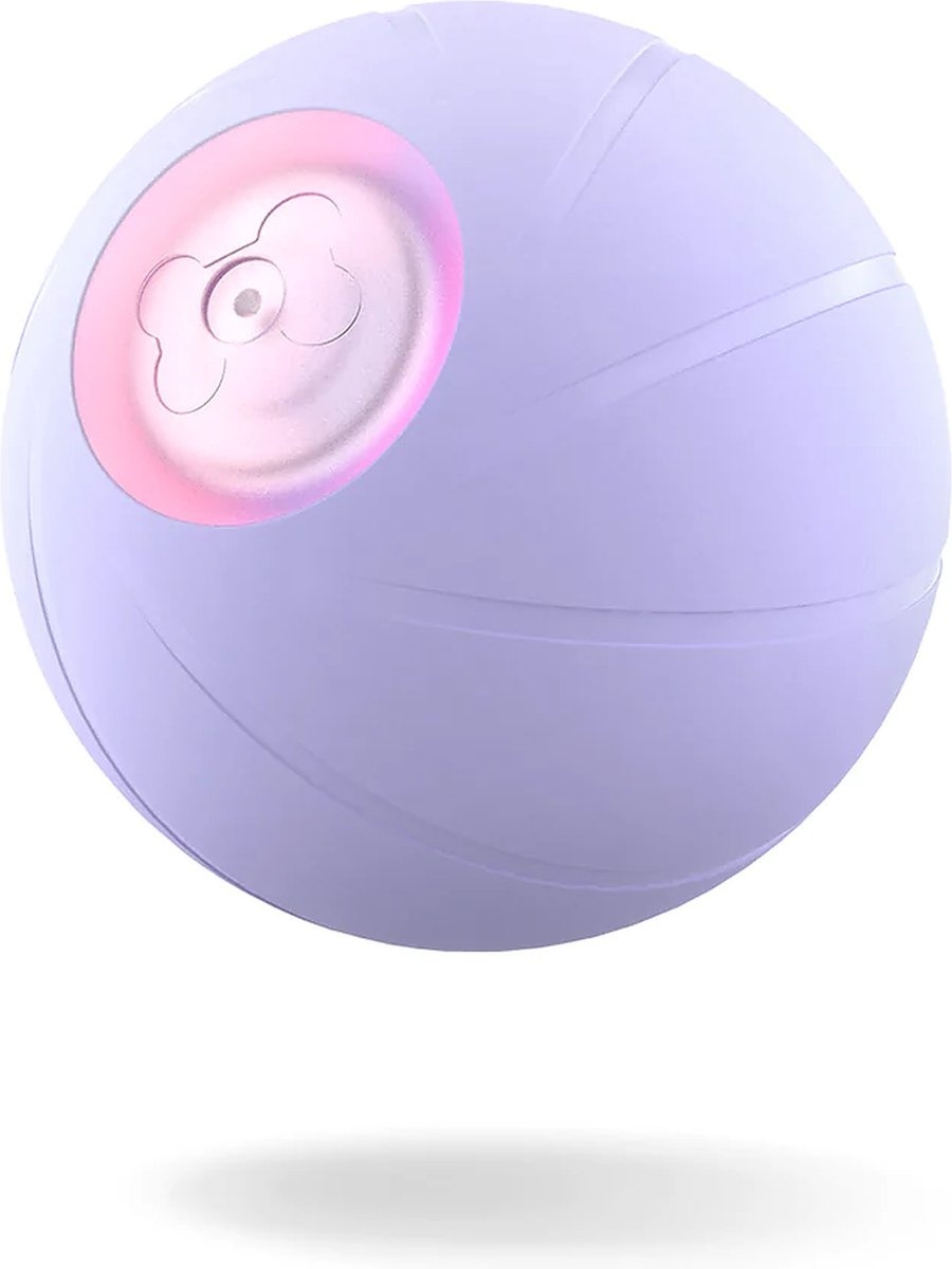 6971883200082 - Cheerble Wicked ball 20 - Intelligenter interaktiver selbstrollender Ball für mittelgroße Hunde - 3 Spielmodi - Hundespielzeug - Hundespielzeug - USB aufladbar - Lila