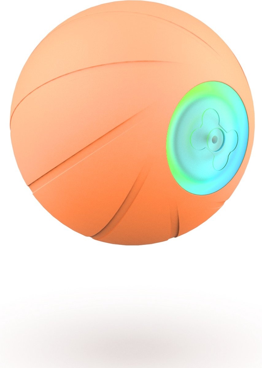 6971883204301 - Cheerble Wicked ball 20 - Intelligenter interaktiver selbstrollender Ball für kleine Hunde - 3 Spielmodi - Hundespielzeug - Hundespielzeug - USB aufladbar - Orange