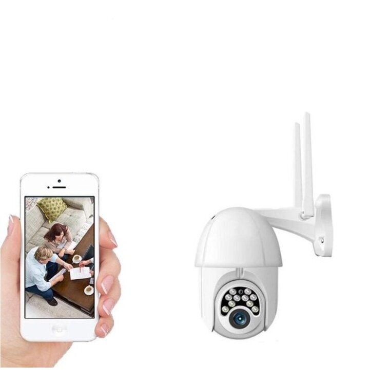 6972751499768 - Kunststoffgehäuse Wasserdicht IP66 WIFI Dome IP Kamera - Outdoor - dreh- und schwenkbar - FULL HD 1080P