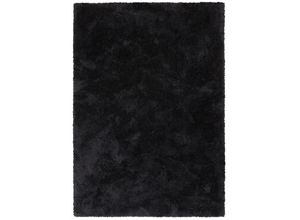 6973073872550 - Teppich MY HOME Desner Hochflor Teppiche Teppiche Gr B L 200 cm x 200 cm 38 mm 1 St schwarz Esszimmerteppiche