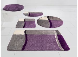 6973099904310 - my home Badematte Belio Badvorleger Badezimmer Teppich rutschhemmend beschichtet fußbodenheizungsgeeignet-schnell trocknend-strapazierfähig Badematte Badteppich Badematten auch als 2 tlg Set erhältlich bunt