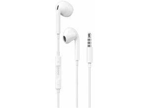 6973687244149 - Dudao X14Pro Earphones In-Ear Ohrhörer Stereo Sound Kopfhörer mit Fernbedienung und Mikrofon 35mm Aux Anschluss in Weiß