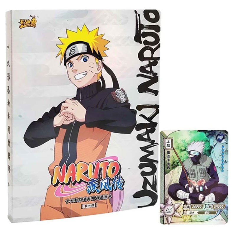 6973830381349 - Figurine Naruto Mini Classeur Officiel 20 Pages + Carte Kakashi Pr001