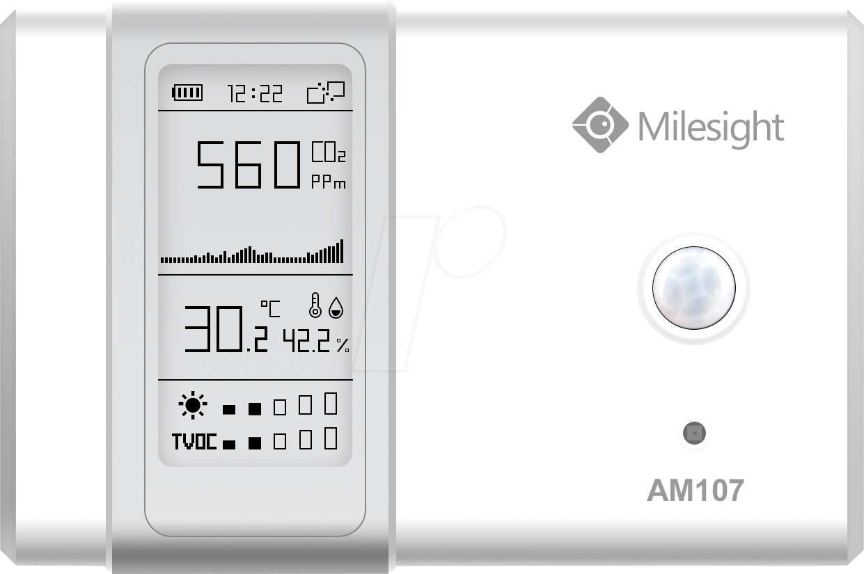 6974225035571 - MIL AM107 - LoRaWAN Indoor Ambience Monitoring Sensor +