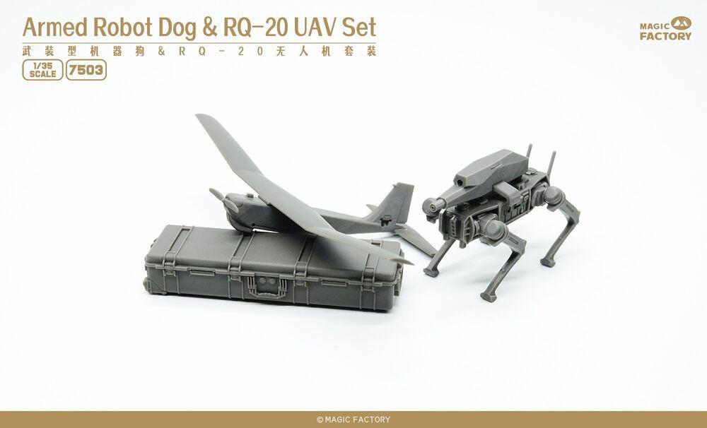 6974715830167 - Armed Robot Dog & RQ-20 UAV Set