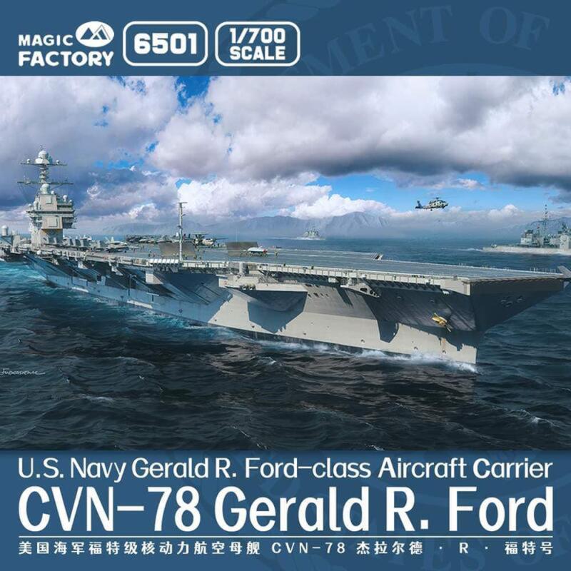 6974715830235 - US Navy Gerald R Ford-Class Aircraft Carrier- USS Gerald R Ford CVN-78 (Upgraded Version)