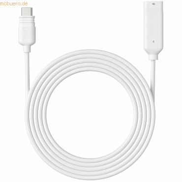 6975253988198 - 45M White Solar Extension Cable with USB-C port