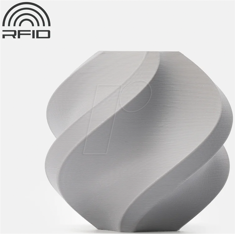 6975337038627 - BL G02-D0-SPLFR - Filament PETG HF Refill Grau 175 mm 1 kg