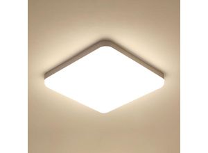 6977039577367 - Led Deckenleuchte 32W 3600LM Wasserdicht IP54 Deckenlampe für Badezimmer Küche Flur Balkon 25cm - Neutralweißes Licht 4500K - Comely