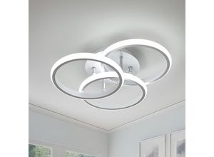 6977039578715 - Comely - Moderne led Deckenleuchte 40W 4500LM Rund LED-Deckenleuchte aus Aluminium Innenraum-Deckenleuchte für Schlafzimmer Wohnzimmer Küche