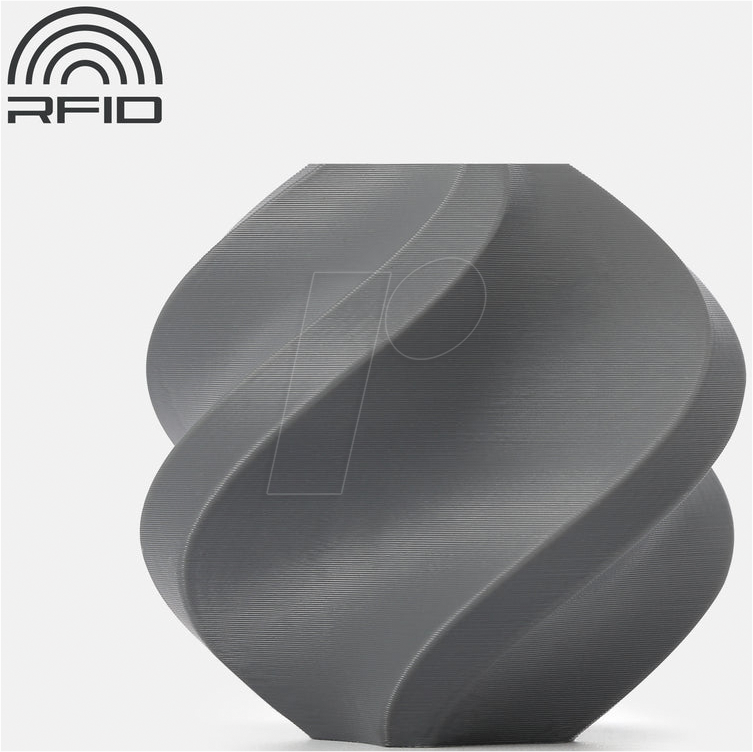 6977252424707 - BL G02-D1-SPLFR - Filament PETG HF Refill Dunkelgrau 175 mm 1 kg