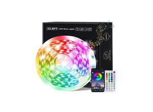 7007948018718 - Led 15M mehrfarbiger RGB-LED-Streifen App-Steuerung LED-Band mit 44-Tasten-Fernbedienung Synchronisierung mit Musikrhythmus Timer-Funktion für