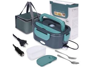 7007951022016 - Beheizte Lunchbox 3-in-1 beheizte Essensbox (12 V 24 V 220 v) 15 l tragbare beheizte Lunchbox 60 w beheizte Lunchbox für Auto lkw Zuhause oder