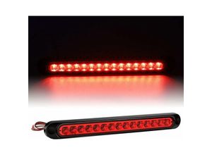 7007953684151 - Rosemary - LaBlanc – 1 Stück rotes LED-Drittes Bremslicht universelles 12-V-LKW-Rücklicht 15 LEDs wasserdichtes zusätzliches Bremslicht für Auto