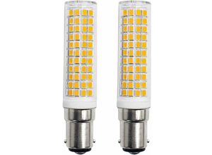 7007953694327 - LaBlanc – Set mit 2 LED-Leuchtmitteln B15d 8 W entspricht 90 W 80 W 75 W Warmweiß B15-Sockel 910 lm 220 V 230 V 3000 K [Energieklasse E]