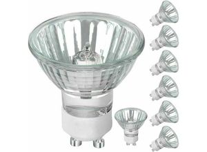 7007957087088 - LaBlanc – 8 Stück GU10-Halogenbirne 50 w 230 v dimmbare Gu10-Glühbirne 500 lm Warmweiß 2700 k für Schrankbeleuchtung Display-Beleuchtung