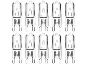 7007957087330 - Rosemary - G9-Halogenlampe 28 w 230 v 370 lm 2700 k warmweiß dimmbar G9-Kapselbirnen für Kronleuchter Landschaftslampen Wandleuchten