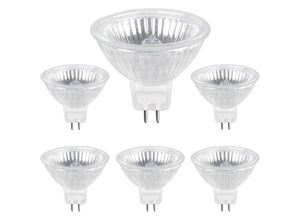 7007957401198 - Jalleria - Halogenlampe GU53 35 w 12 v 680 lm Warmweiß 2700 k dimmbar MR16-Halogen-Spot-Glühbirne 6er-Pack