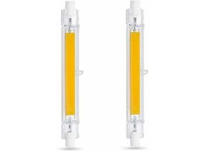 7007957428768 - Jalleria - R7S LED-Glühbirne 118 mm 10 w Kaltweiß 6000 k 1000 lm R7S J118 80 w 100 w Halogenlampen-Äquivalent dimmbar R7S 118 mm schlanke