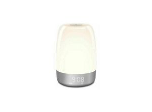 7007957610187 - Dimmbare Touch-Nachttischlampe Wecker – mit RGB-Farbnachtlicht Timer – Schlafzimmer Schlaf - Lablanc