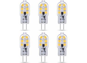 7007957793408 - Lablanc - 6er-Set G4 led 2 w 12 v ac dc Kaltweiß 6000 k für Dunstabzugshaube 200 lm entspricht G4 10 w 20 w Halogenlampe nicht dimmbar Bi-Pin-LED