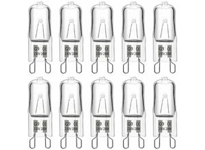 7007958089593 - G9-Halogenlampe 28 w 230 v 370 lm 2700 k warmweiß dimmbar G9-Kapsel-Glühbirnen für Kronleuchter Landschaftsbeleuchtung Wandleuchter