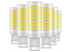 7007958144964 - Jalleria - G9 LED-Glühbirne flimmerfrei 7 w Kaltweiß 6000 k 650 lm entspricht 60 w energiesparendem Halogen 360-Grad-Winkel AC220–240 v