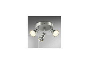 7007958367554 - Led Strahler Deckenleuchte Badezimmerlampe Badezimmerlampe IP44 verstellbarer und neigbarer Strahler 3x GU10 3 verstellbare Strahler warmes