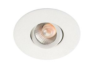 7021989070122 - SG LEUCHTEN LED-Einbaudownlight 4W Nano Tilt 3000K A ws 1LED 240lm Alu mt elektr IP44 hglz 907012