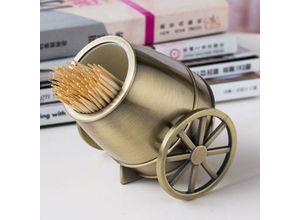 7022896479206 - Ahlsen - Etui Zahnstocherhalter Zahnstocherspender dekorative Wattestäbchenbox Zahnstocherdose