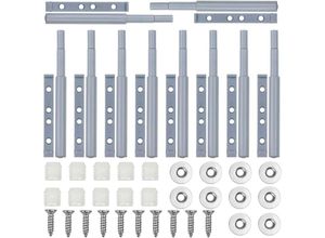 7022896720759 - Ahlsen - Magnet-Schranktür 10 Stück Push-to-Open Push-Press-Magnetriegel Stoßdämpfer-Push-Türschließer Schrank-Schubladen-Rebounder