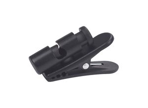 7022896872861 - Ahlsen - Kopfhörer-Clip 2 Stück schwarz Kopfhörer-Headset Headset-Kopfhörer großer Klemmclip Kabel-Clip-Haken für Kopfhörer-Headset (32 x 2 cm)