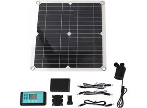 7034362265503 - SJLERST Solar-Wasserpumpen-Set 50 W Solarpanel 22 W Springbrunnenpumpe mit Batteriekasten Zeitsteuerung DC12 V