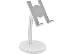 7036812190397 - Ahlsen Handyhalter – Handyhalter aus Aluminiumlegierung Höhe Desktop-Handyhalter für iOS-Tablet Silber