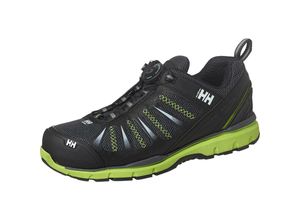 7040054505383 - HH Smestad Boa Halbschuhe schwarz grün S3 Gr 48 - grau