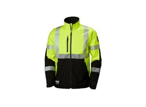 7040055234480 - Workwear Icu Hi-Vis Softshelljacke gelb xl - Gelb - Helly Hansen