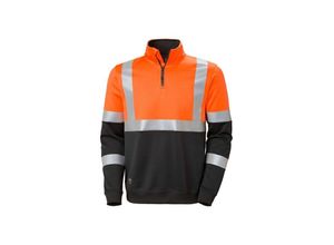 7040058447436 - Helly Hansen - Workwear Addvis Half Zip Sweatshirt orange m - Orange