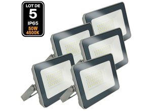 7061111276756 - Europalamp - 5 LED-Fluter 50W ProLine Neutralweiß 4000K Hohe Helligkeit