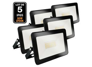 7061111365023 - Europalamp - 5 Fluter led 50W Ipad Warmweiß 3000K Hohe Helligkeit