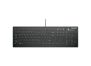 7061111384628 - Active Key AK-C8112 - keyboard - wipe disinfection flat key profile IP68 - 100% full size - QWERTZ - German - black Input Device - Tastaturen - Deutsch - Schwarz