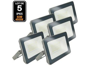 7061111688795 - Europalamp - 5 LED-Fluter 50W Proline Kaltweiß 6500K Hohe Helligkeit